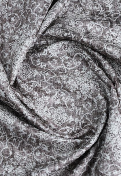 Chiffon White Chanderi Cotton Sarees with Without Zari Zari Floral Patterns