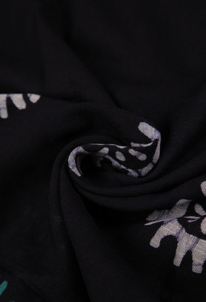 Denim Blue Cotton Sarees with Without Zari Zari Buttis (small Dots Or Motifs)