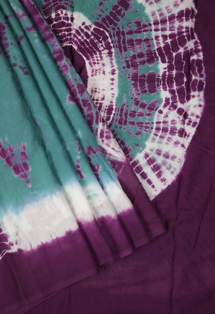 Teal Blue Cotton Sarees with Without Zari Zari Geometric Shapes