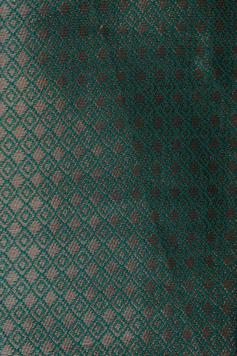 Pistachio Green Apoorva Silk Sarees with Copper Zari Floral Patterns view 3