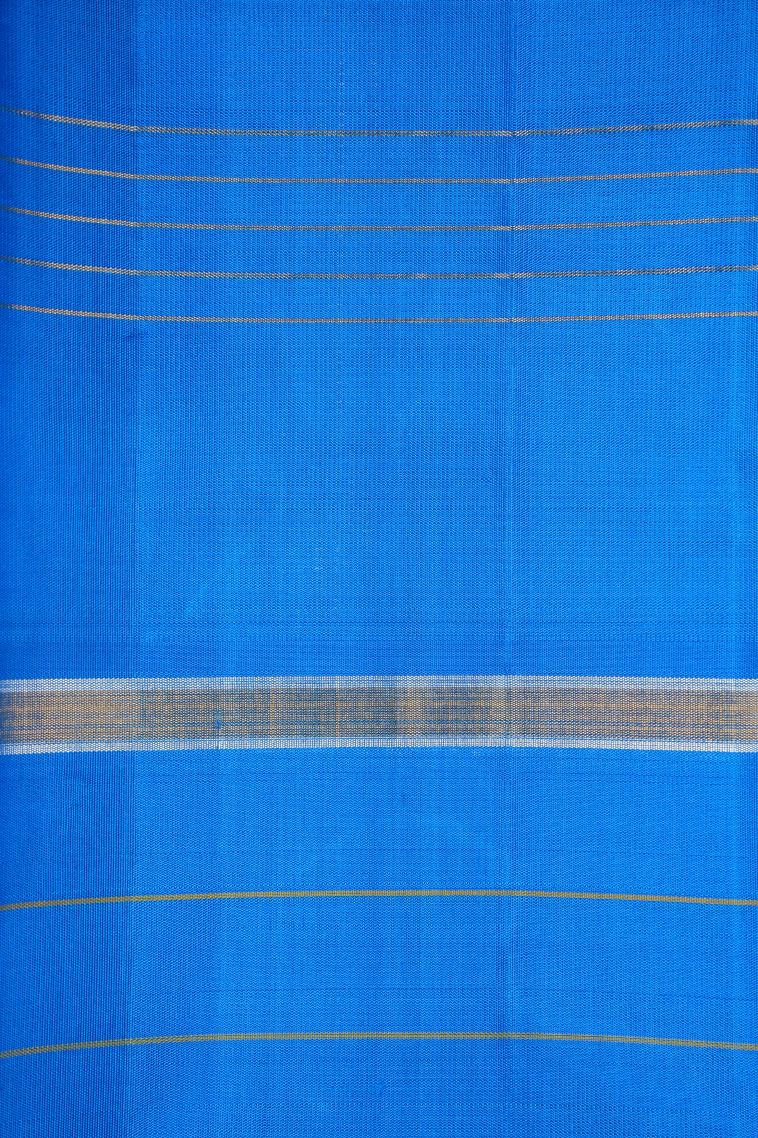 Lime Green Kanchipuram Silk Sarees with Without Zari Zari Checks view 3