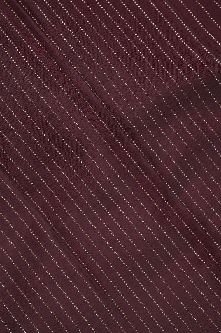 Imperial Red Kanchipuram Silk Sarees with Gold Zari Buttis (small Dots Or Motifs) view 3