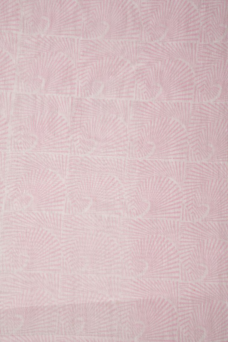 Blush Pink Organza Saree with Without Zari Zari Buttis (small Dots Or Motifs) view 3
