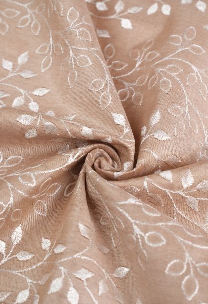 Cream White Tussar Saree with Without Zari Zari Floral Patterns