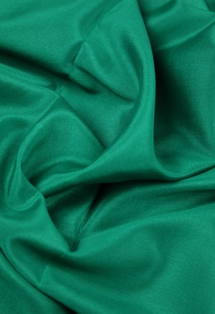 Basil Green Mysore Silk with Without Zari Zari Plain