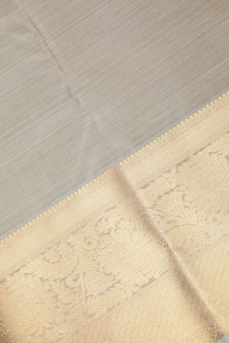 Coral Pink Soft Silk Sarees with Without Zari Zari Floral Patterns view 3