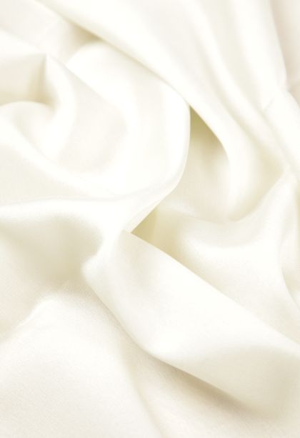 Pearl White Mysore Silk with Without Zari Zari Plain