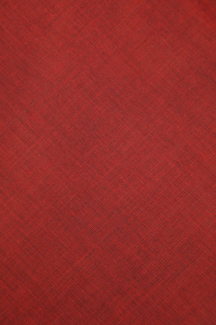 Blush Red Kovai Cotton Sarees with Without Zari Zari Buttis (small Dots Or Motifs) view 3