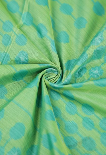Mint Green Soft Silk Sarees with Without Zari Zari Floral Patterns