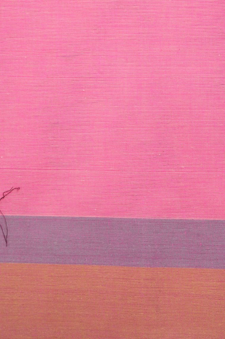 Ballet Pink Kovai Cotton Sarees with Without Zari Zari Buttis (small Dots Or Motifs) view 3