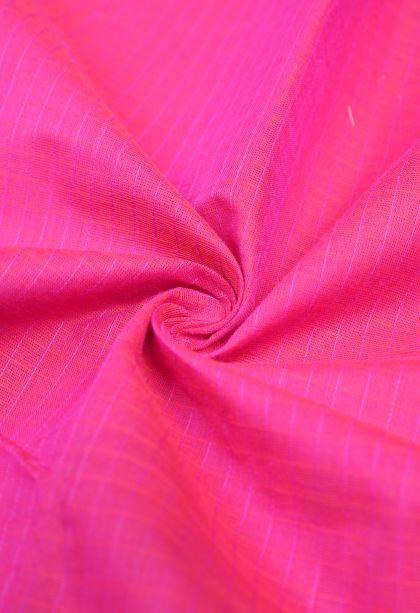 Ballet Pink Kovai Cotton Sarees with Without Zari Zari Checks