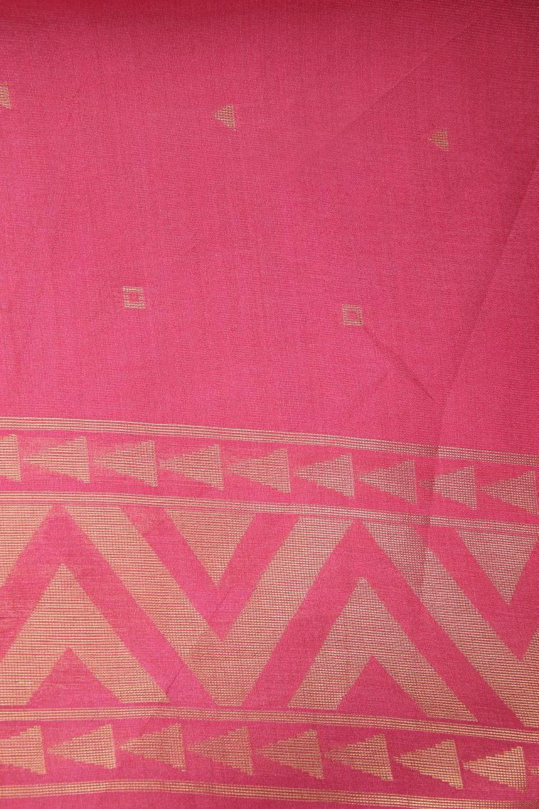 Asphalt Black Tussar Saree with Gold Zari Stripes view 3