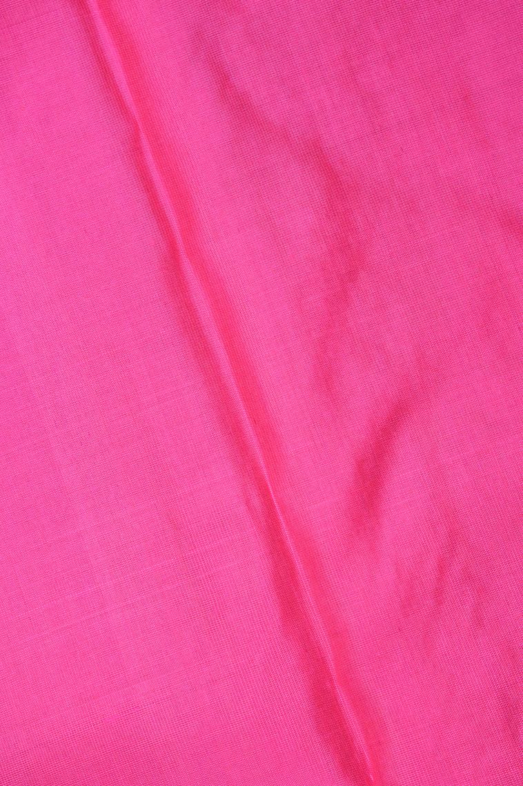 Arctic Blue Soft Silk Saree with Silver Zari Floral Patterns view 3