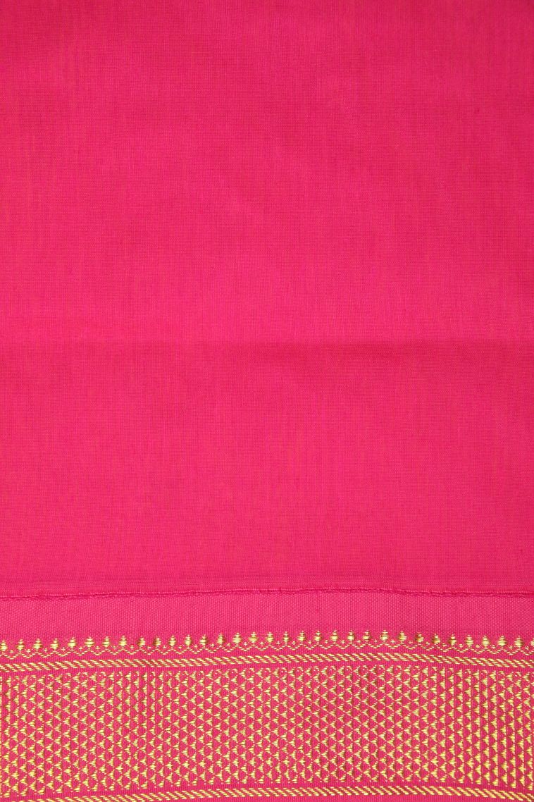 Lemon Yellow Kalyani Cotton with Without Zari Zari Plain view 3