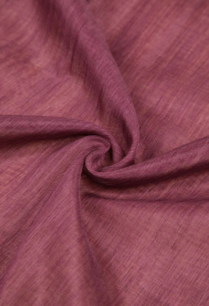 Magenta Purple Tussar Saree with Without Zari Zari Plain