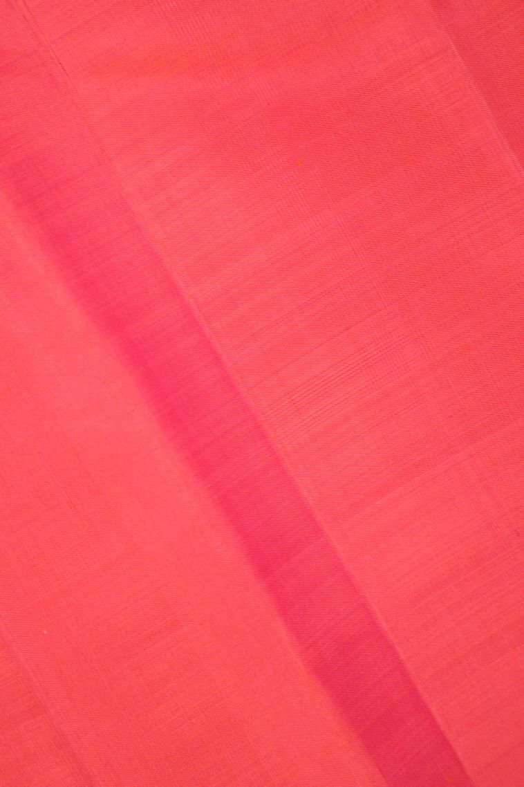 Pine Green Kanchipuram Silk Sarees with Gold Zari Stripes view 3