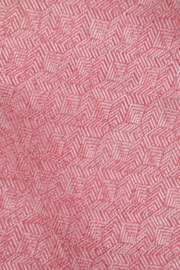 Magenta Purple Tussar Saree with Without Zari Zari Plain view 3