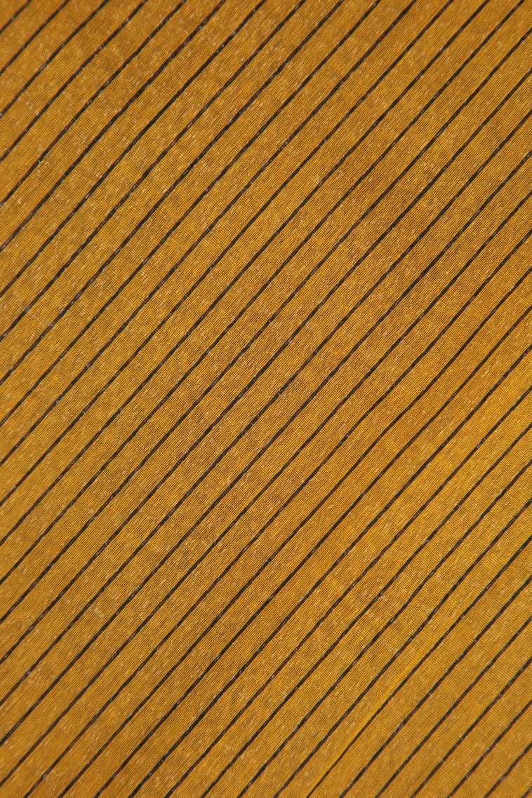 Aegean Blue Silk Cotton Sarees with Bronze Zari Stripes view 3