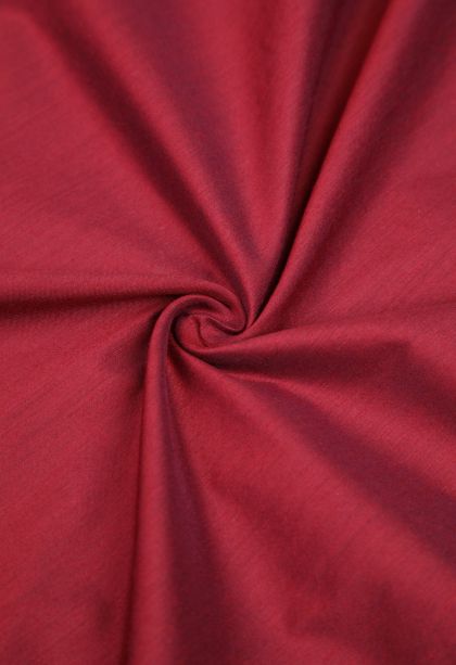 Apple Red Kalyani Cotton with Without Zari Zari Plain