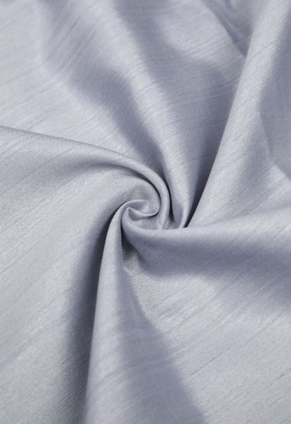 Slate Blue Tussar Saree with Without Zari Zari Plain