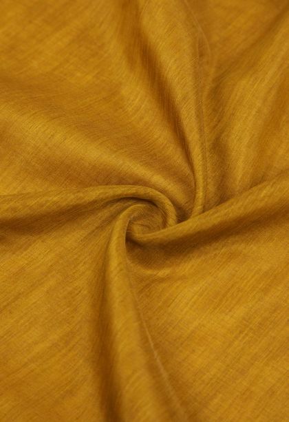 Gold Tussar Saree with Without Zari Zari Plain