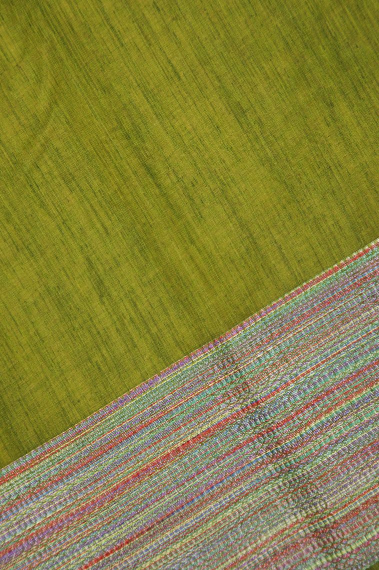 Magenta Purple Tussar Saree with Without Zari Zari Plain view 3