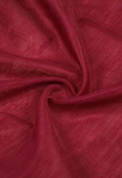 Magenta Purple Tussar Saree with Without Zari Zari Plain