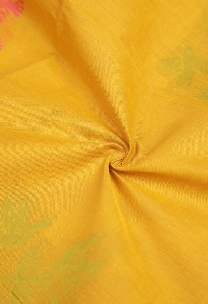 Gold Kovai Cotton Sarees with Without Zari Zari Buttis (small Dots Or Motifs)