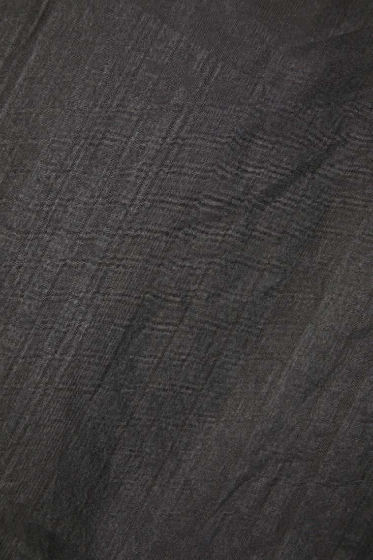 Asphalt Black Tussar Saree with Without Zari Zari Buttis (small Dots Or Motifs) view 3