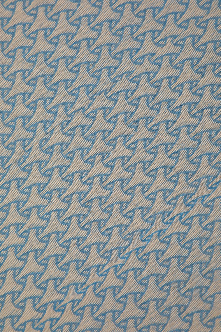 Cerulean Blue Silk Cotton with Without Zari Zari Buttis (small Dots Or Motifs) view 3