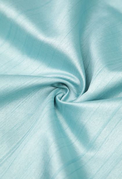 Arctic Blue Tussar Saree with Without Zari Zari Plain