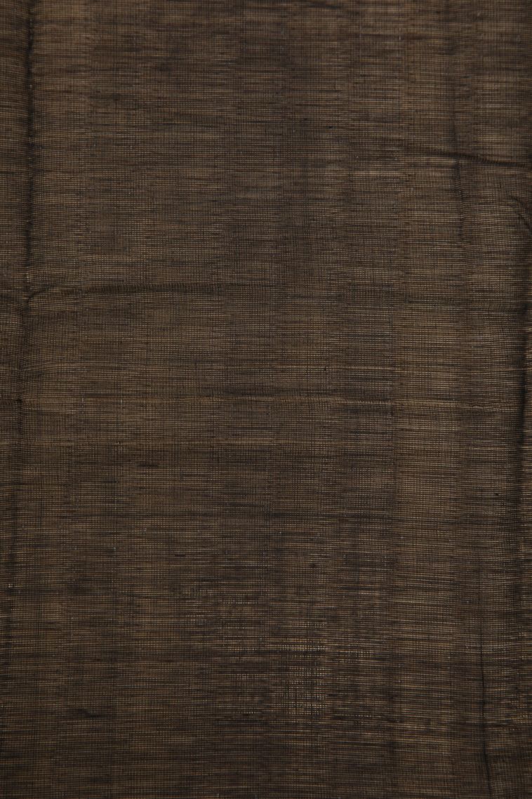 Peanut Brown Kanchi Cotton Sarees with Without Zari Zari Animal And Bird Motifs view 3