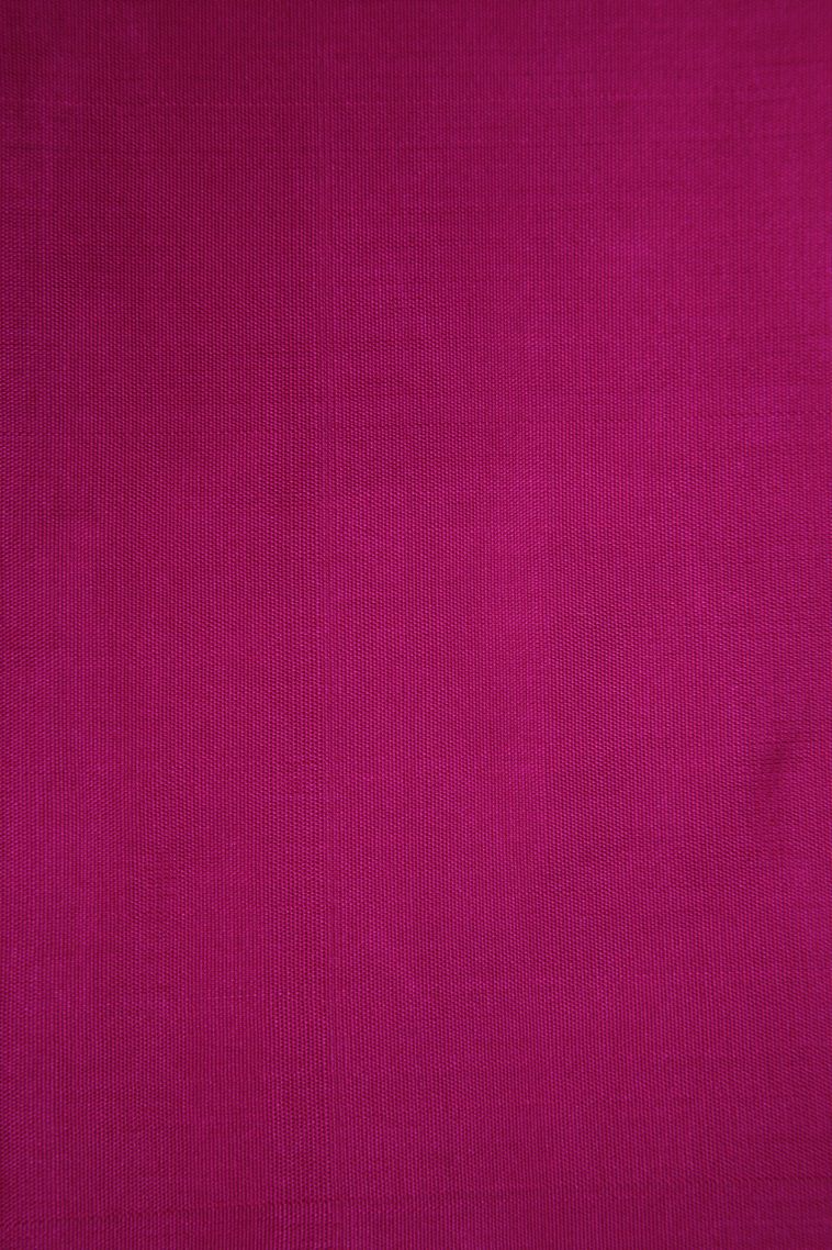 Magenta  Pink Kanchipuram Silk Sarees with Silver Zari Stripes view 3