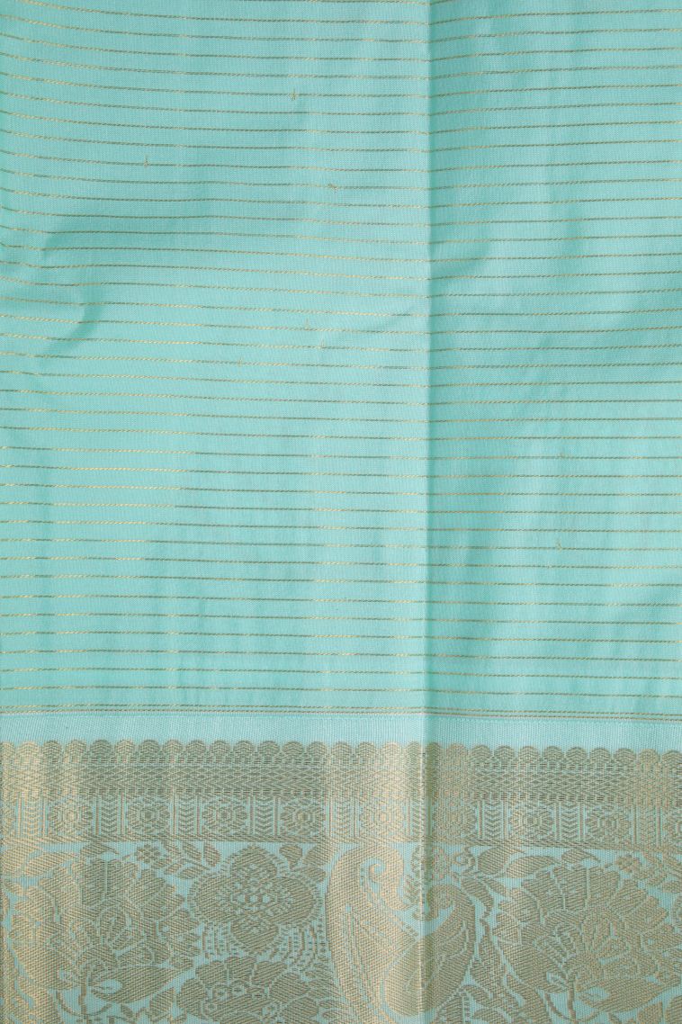 Coffee Brown Visiri Madippu Silk Sarees with Gold Zari Checks view 3