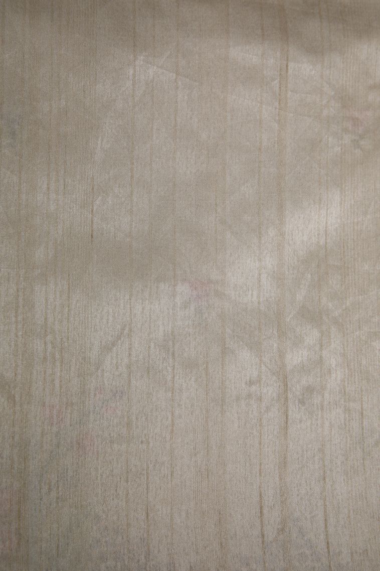 Linen White Semi Tussar Silk with Without Zari Zari Floral Patterns view 3