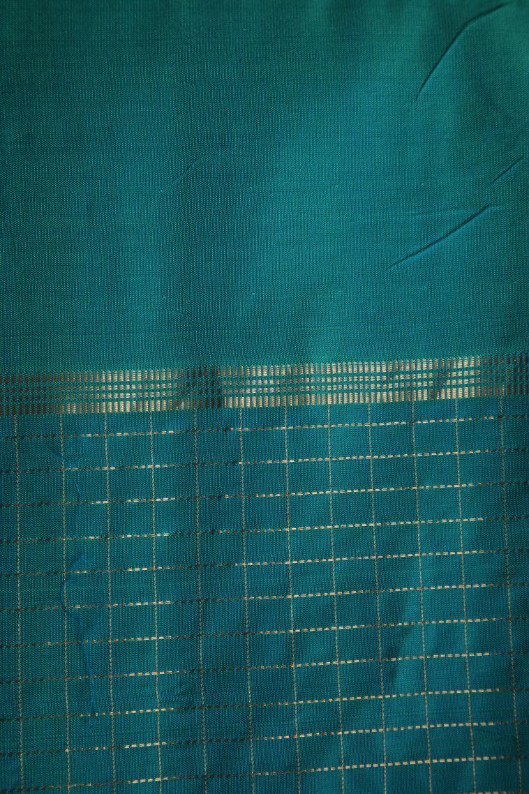 Lean Pink Soft Silk Saree with Gold Zari Buttis (small Dots Or Motifs) view 3