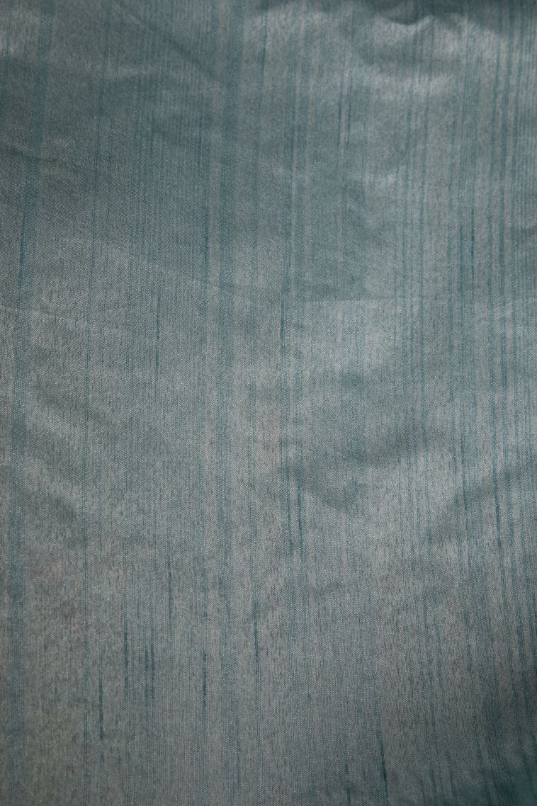 Sapphire Blue Semi Tussar Silk with Without Zari Zari Floral Patterns view 3