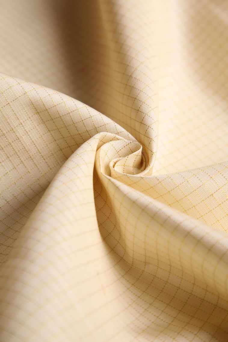 Cream White Kanchipuram Silk Sarees with Gold Zari Checks view 4