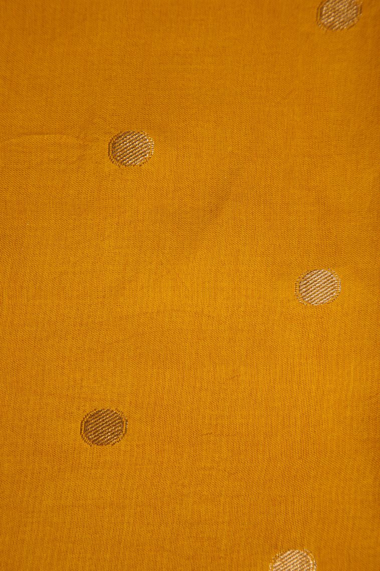 Rose  Red Banaras Sarees with Gold Zari Peacock Motifs view 3