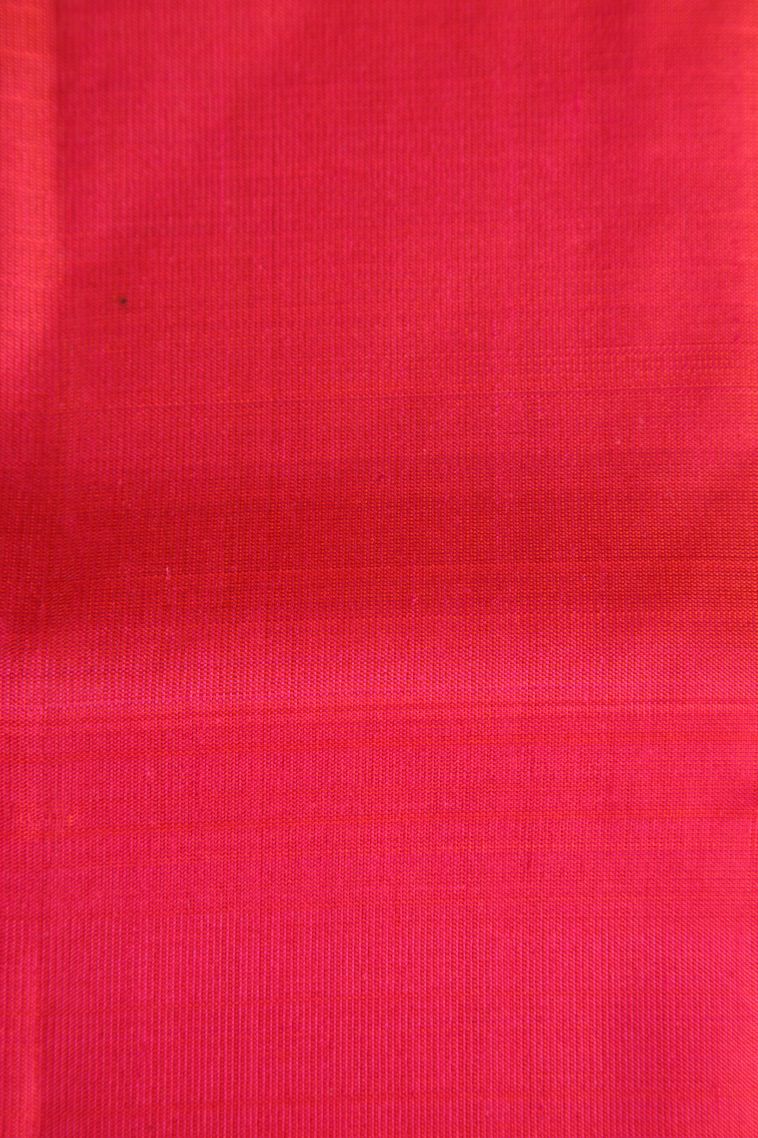 Cream White Soft Silk Saree with Copper Zari Floral Patterns view 3