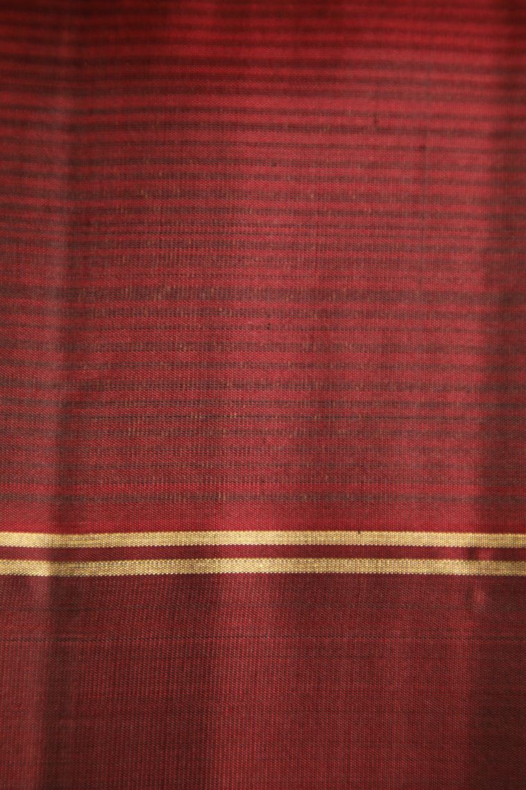 Mint Green Soft Silk Saree with Gold Zari Raindrops Model view 3