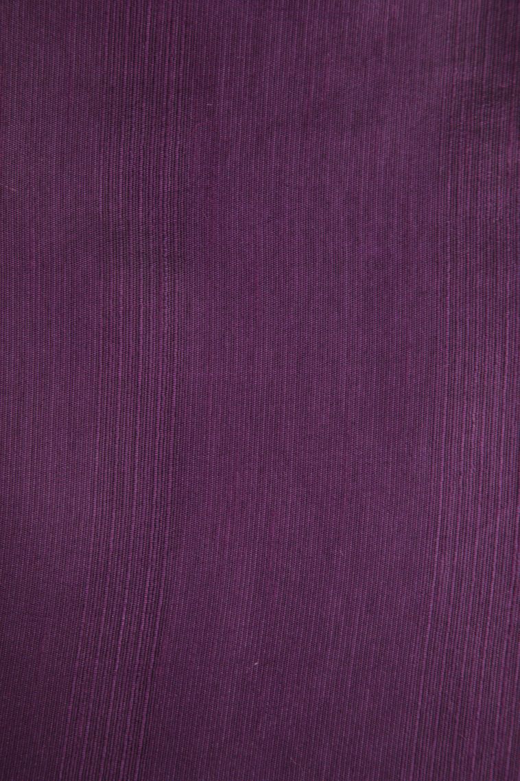Mulberry Purple Jute Sarees with Without Zari Zari Buttis (small Dots Or Motifs) view 3
