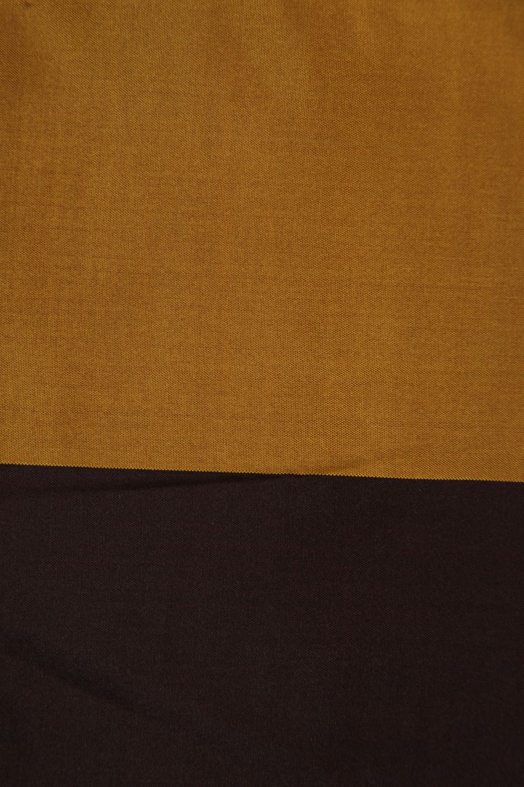 Crimson Red Soft Silk Saree with Gold Zari Checks view 3