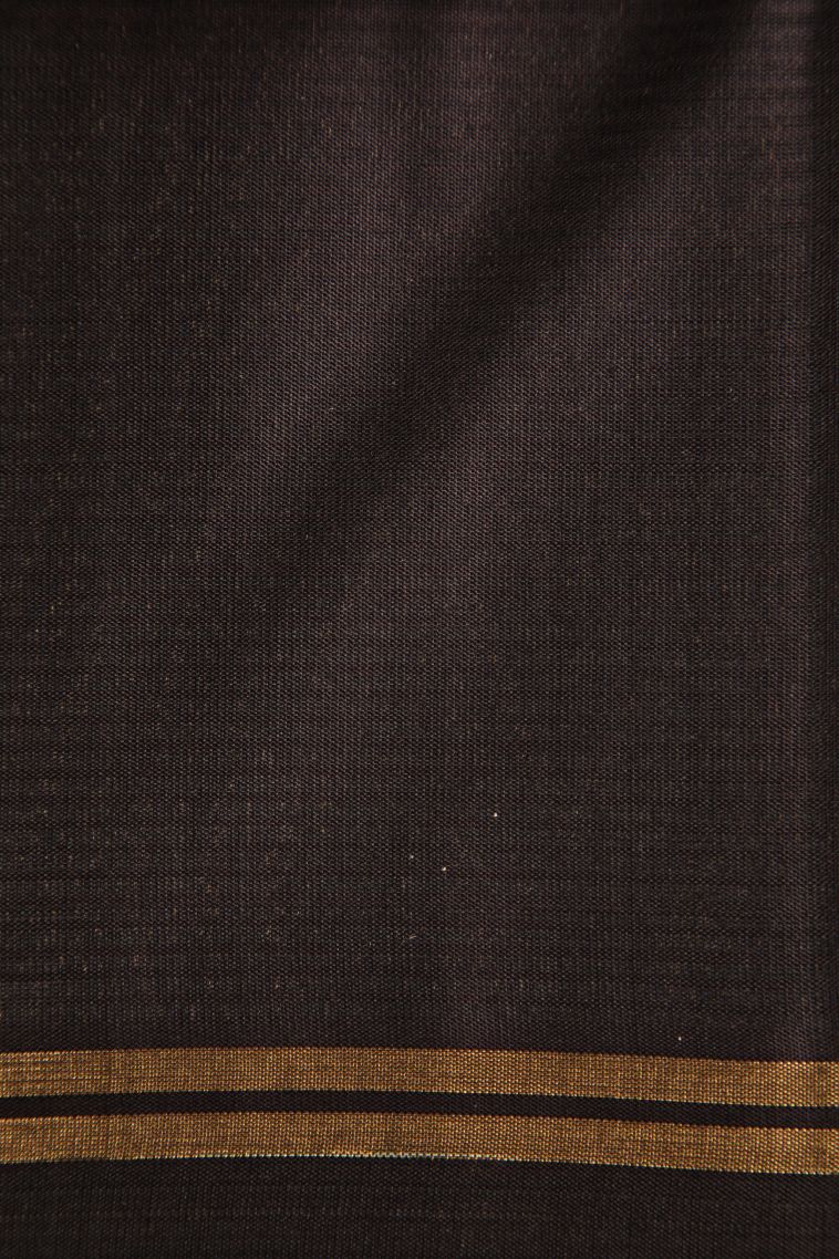 Mint Green Soft Silk Saree with Gold Zari Rain Drops Mottif view 3