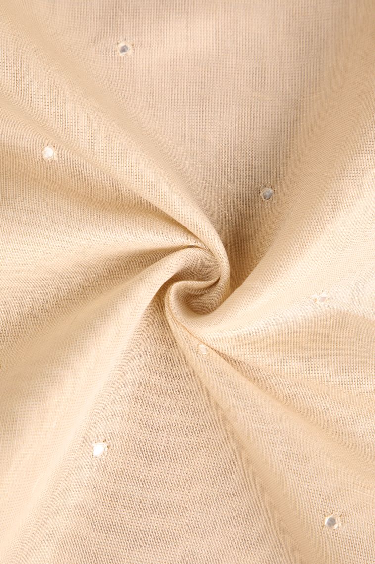 Coconut White Tissue Silk Sarees with Without Zari Zari Plain view 4