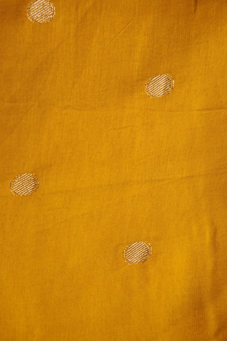 Bindi Red Banaras Sarees with Gold Zari Peacock Motifs view 3