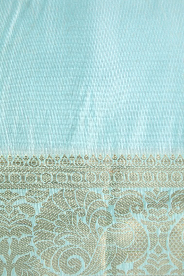 Candy Red Apoorva Silk Sarees with Gold Zari Floral Patterns view 3