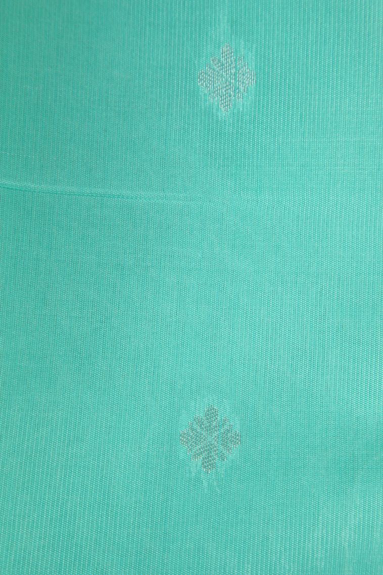 Lemon Yellow Visiri Madippu Silk Sarees with Silver Zari Floral Patterns view 3