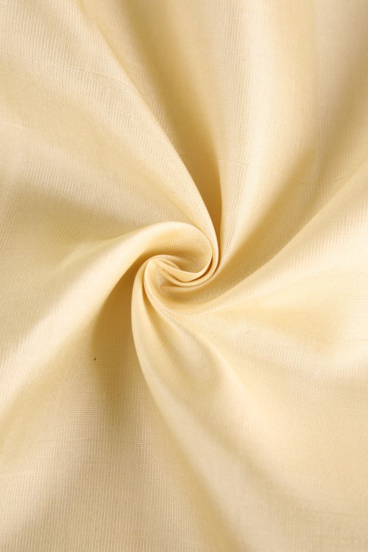 Cream White Soft Silk Saree with Gold Zari Floral Puttas view 4