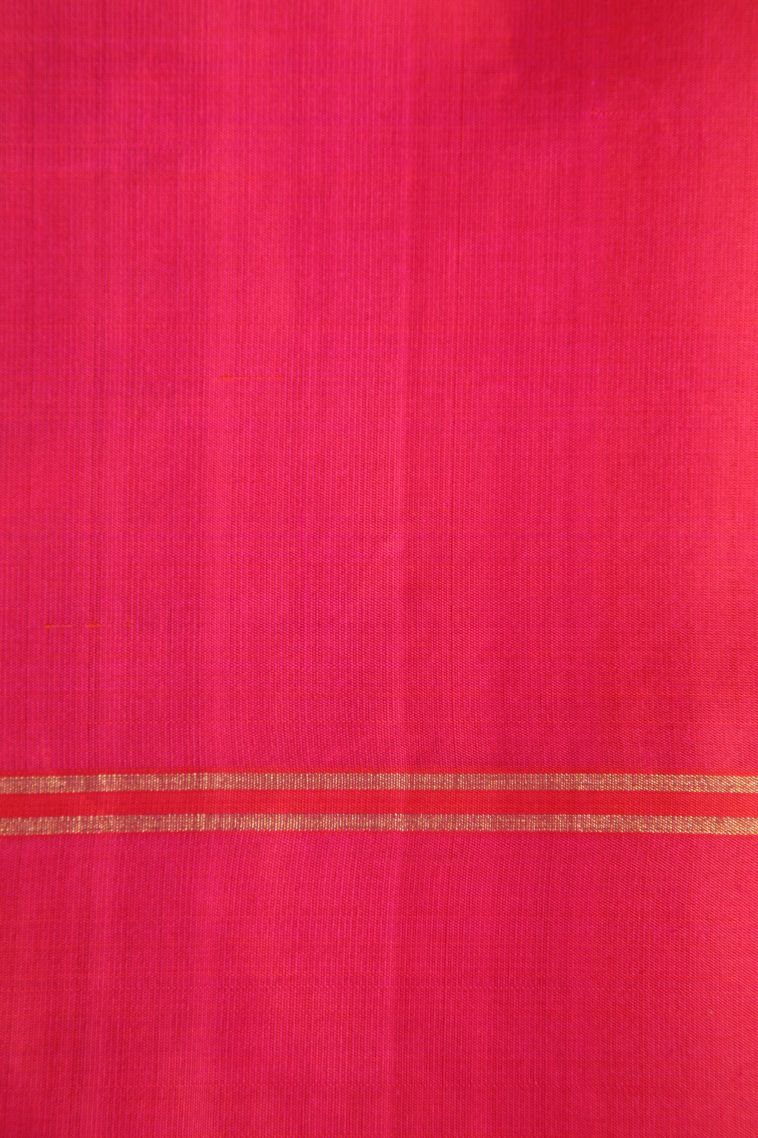 Basil Green Soft Silk Saree with Gold Zari Raindrops Model view 3